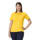 SOFTSTYLE® LADIES' DOUBLE PIQUÉ POLO WITH 3 COLOUR-MATCHED BUTTONS