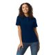 SOFTSTYLE® LADIES' DOUBLE PIQUÉ POLO WITH 3 COLOUR-MATCHED BUTTONS