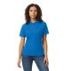 SOFTSTYLE® LADIES' DOUBLE PIQUÉ POLO WITH 3 COLOUR-MATCHED BUTTONS