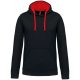 MEN'S CONTRAST HOODED SWEATSHIRT