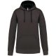 MEN'S CONTRAST HOODED SWEATSHIRT