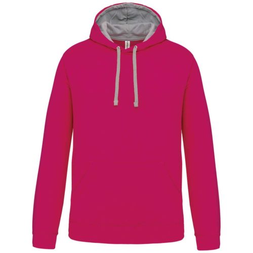 MEN'S CONTRAST HOODED SWEATSHIRT