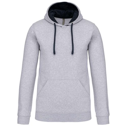 MEN'S CONTRAST HOODED SWEATSHIRT