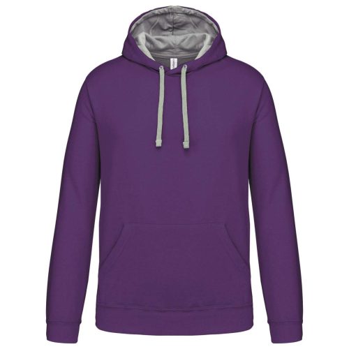 MEN'S CONTRAST HOODED SWEATSHIRT