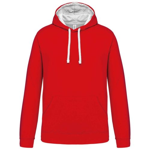 MEN'S CONTRAST HOODED SWEATSHIRT