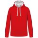 MEN'S CONTRAST HOODED SWEATSHIRT