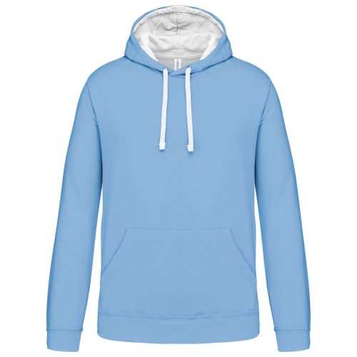 MEN'S CONTRAST HOODED SWEATSHIRT