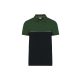 UNISEX ECO-FRIENDLY TWO-TONE SHORT SLEEVE POLO SHIRT