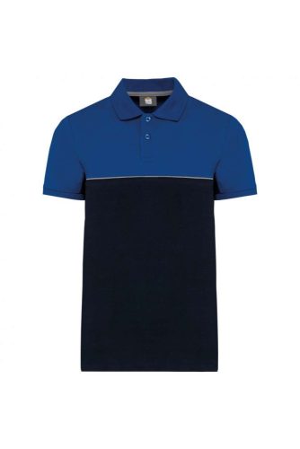 UNISEX ECO-FRIENDLY TWO-TONE SHORT SLEEVE POLO SHIRT