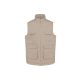 UNISEX PADDED MULTI-POCKET POLYCOTTON VEST