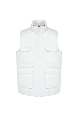 UNISEX PADDED MULTI-POCKET POLYCOTTON VEST